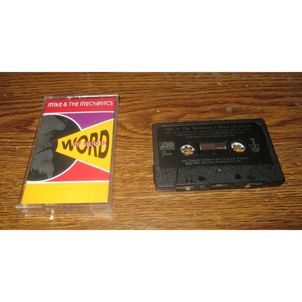Mike and the Mechanics - Word of Mouth on cassette (Atlantic Records, 1991)